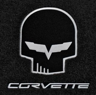 Lloyd Mats Ultimat Front Floor Mats Silver Jake Corvette Logo 5 Year