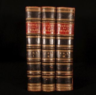 C1867 1870 3 Vol History England w H s Aubrey Illus