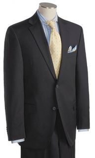 Jack Victor Collection Wool Suit Dark Navy Size 50R 