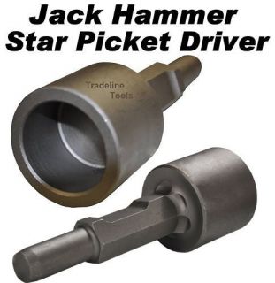 Jack Hammer Star Picket Post Driver Chisel Demoltion Jackhammer Hex