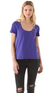 James Perse Relaxed Pocket Tee in Sanded Jersey