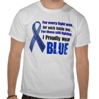 Proudly wear BLUE Tee Shirts 