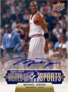 2011 UD World of Sports Factory Sealed Box Look for Autograph  HOT