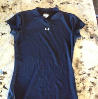 Womens Black Under Armour Sports Shirt Small S