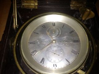 RARE Antique English James Murray Cased Nautical Chronometer