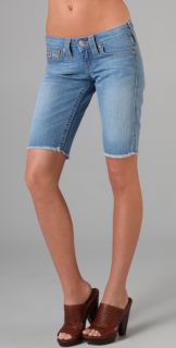 True Religion Natalie Knee Length Shorts