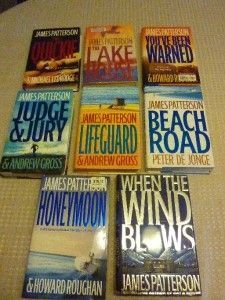 James Patterson 8 HC DJ 1st Edition Book Lot Quickie Lake House Beach