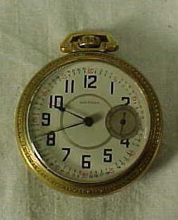Waltham P s Bartlett 15 J Model 1883 RR Pocket Watch