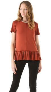 Opening Ceremony Dropped Ruffle Top