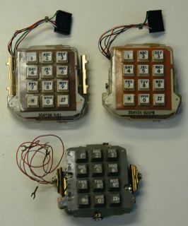Western Electric 1 Stromberg Carlson Touch Tone Dial Pads