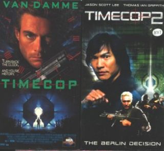 Timecop 1 2 VHS Jason Scott Lee Van Damme