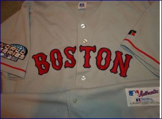 Jason Varitek Boston Red Sox Captains Road Jersey w 2004 World Series