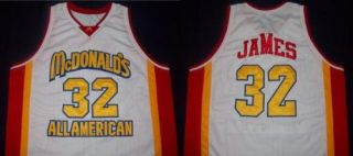 Lebron James McDonalds All American Jersey 2XL
