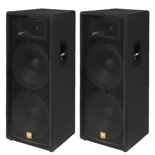 JBL 4000W JRX125 Dual 15 PA Speakers JRX 125 Pair 2 New