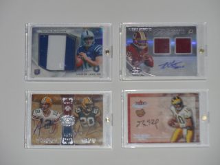 Huge Game Used Auto Lot Brady Rodgers Lebron Kobe RG3 Autos Much More