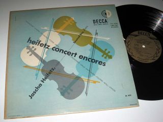 Jascha Heifetz Emanuel Bay Heifetz Concert Encores Decca Mono