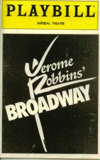 Jerome Robbins Broadway Playbill Jason Alexander