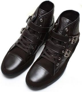  Elevator Shoes 2 2 to 3 7 5 cm Black Brown White BK
