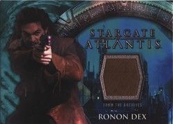 card contains material worn by jason momoa as ronon dex
