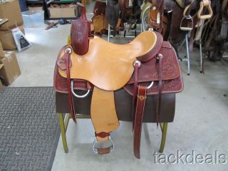 Jeff Smith Cutting Saddle New Never Used 16 Real Wool Walls Stirrups