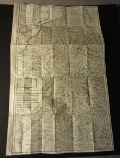 Original Old 1751 Antique MAP   Carte de la Provinde QUITO au Perou