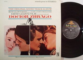 Doctor Zhivago Soundtrack LP MGM Stereo Maurice Jarre Nice