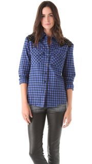 Torn by Ronny Kobo Roby Plaid Shirt