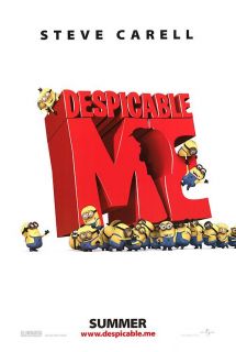 Despicable Me Movie Poster 2 Sided Original Advance 27x40 Steve Carell