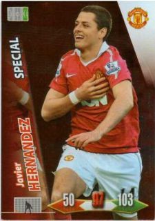 Javier Hernandez Chicharito Manchester UTD Special Card