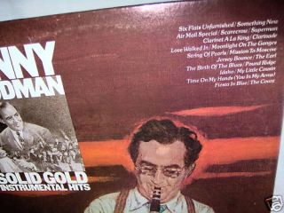 Benny Goodman Solid Gold Instrumental Hits Jazz 2LP