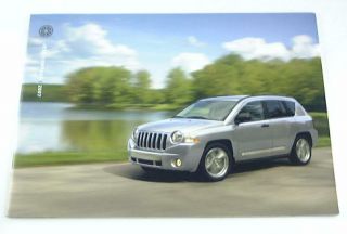 Original 2007 Jeep Compass Truck Suv Brochure. Covers the Sport and