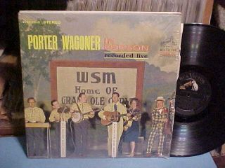 Porter Wagoner in Person LP Live RCA Stereo Buck Trent Norma Jean