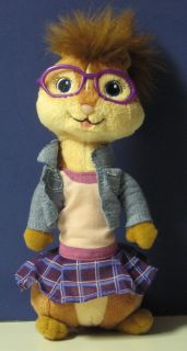 Chipettes Jeanette Alvin and The Chipmunks Plush Beanie 7 Ty 2010