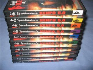 Kenpo 5 0 10 DVD Set Jeff Speakman White to Black Belt