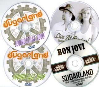 Sugarland Jennifer Nettles 4 RARE DVDs High Quality Live Concerts on