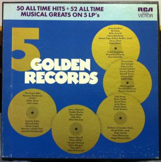 VARIOUS RCA JAZZ POP 5 golden records 5 LP VG+ DKS 002 Vinyl 1971