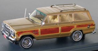 Wonderful modelcar Jeep Wagoneer 1991 Gold Metallic
