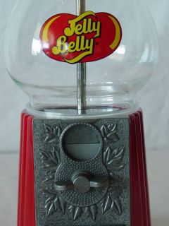  Glass Jelly Belly Gourmet Gumball Machine Candy Dispenser Nice