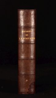 1877 Oeuvres Completes de La Fontaine Louis Moland French Poetry