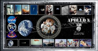NASA Flown to The Moon Apollo 8 cm 103 Kapton Foil