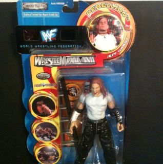 WWF RARE Jakks Jeff Hardy WrestleMania Rebellion Figure w Ladder WWE
