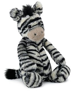 Jellycat Bashful Zebra Medium Stuffed Animal Plush New
