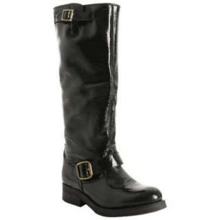 Jeffrey Campbell Wishlist Engineer Boot in Patent Black Size 8