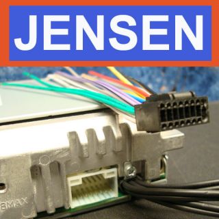 Jensen Radio Wire Harness Plug CD  DVD Cassette Tape