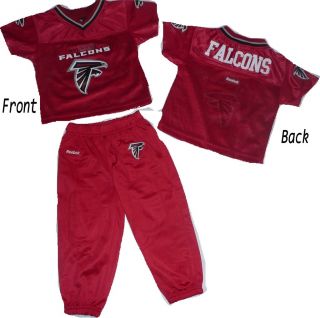 Atlanta Falcons 4T Toddler Jersey Shirt Pants 2pc Set