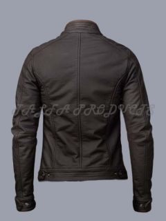 New Bourne Legacy Jeremy Renner Aaron Cross Cow Hide Leather Jacket