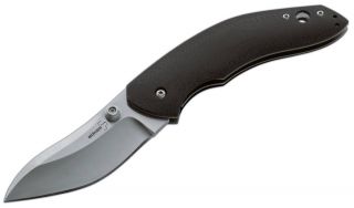 Boker 01BO620 Whale Designed by Jens Anso 440C Steel Folding Knife