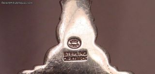 Vintage Georg Jensen Sterling Silver Acanthus Big Fork