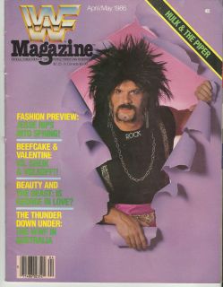  Wrestling Vintage Magazine April 1986 Hulk Piper Jesse Ventura