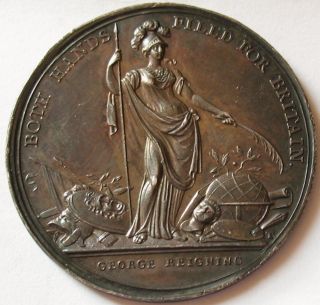 1736 Betts Silver Medal Cistern Jernegan Betts 169 Great Toning